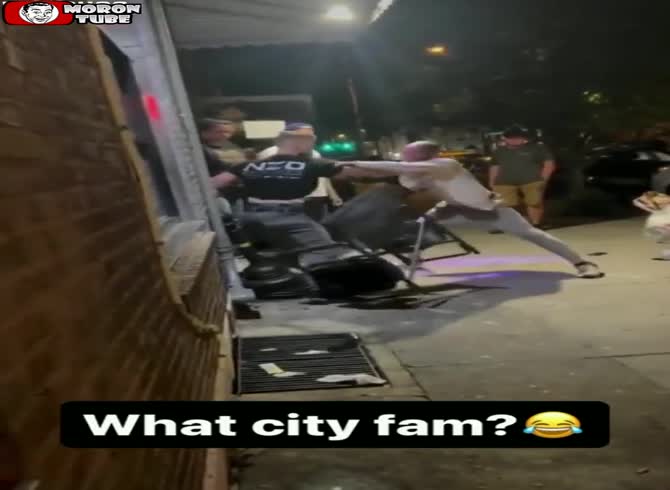Video :He attempts to push his way in and disrespects a bouncer, which backfires